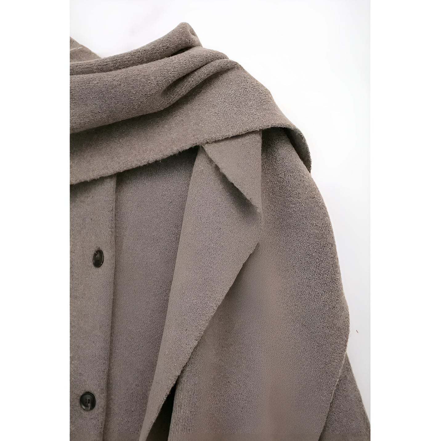 Knitted Scarf Coat